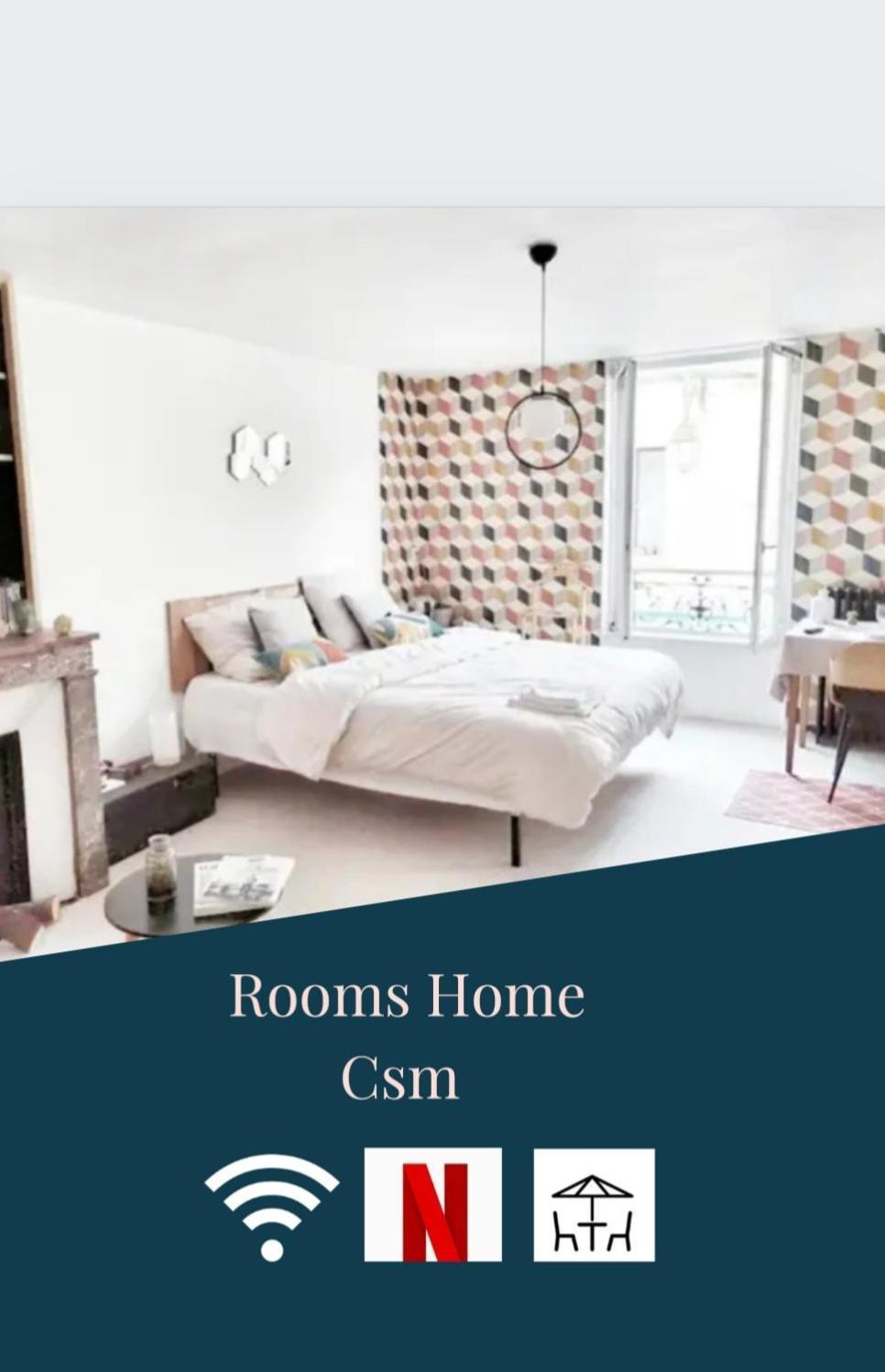 Rooms Home Csm Espace Prive De 3 Chambres Modulables En Suite 1 2 Ou 3 Chambres En Fonction Du Nombre D Invites Capacite D Accueil 8 Personnes Maximum Charly-sur-Marne Екстериор снимка